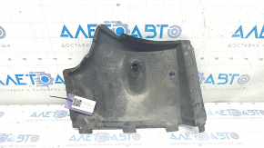 Front right underbody protection Audi A6 C7 12-18 is worn