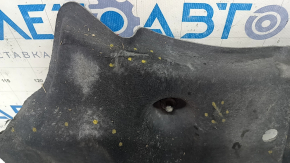 Front left underbody protection Audi A6 C7 12-18 is worn