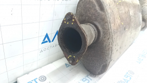 Exhaust line middle part with barrel Infiniti JX35 QX60 13 - rusty, dented, sawed off studs