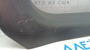 Door sill trim front right inner Infiniti JX35 QX60 13- black, type 1, scratches