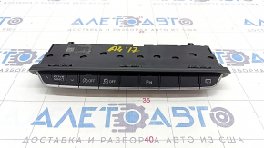 Audi A4 B9 17 front panel button block - black, for parking sensors