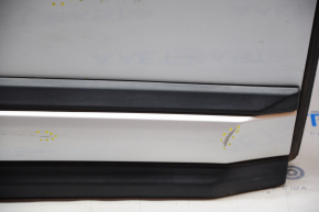 Door assembly rear right Mitsubishi Outlander 16-21 rest silver A31, dents, scratch on overlay