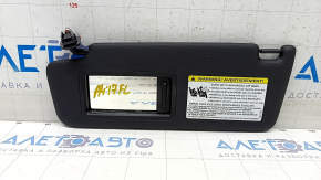 Left visor Audi A4 B9 17 - black, without hook
