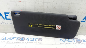 Left visor Audi A4 B9 17 - black, without hook