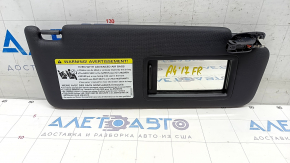 Right visor Audi A4 B9 17 - black, without hook