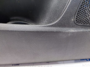Door trim card front left Ford Focus mk3 15-18 black with black insert cloth, scratches
