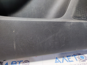 Door trim card front left Ford Focus mk3 15-18 black with black insert cloth, scratches