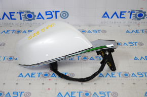 Side mirror right Tesla Model X 16-21 13+2 pins white+chrome auto-dimming