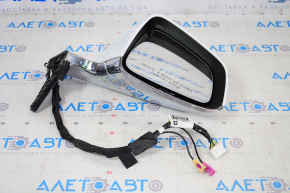 Side mirror right Tesla Model X 16-21 13+2 pins white+chrome auto-dimming