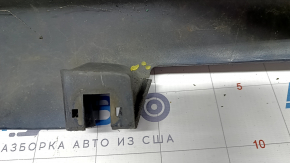 Left threshold Ford Fusion mk5 13-20 blue, with seal, broken fasteners, tear, scratches, dented, worn