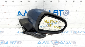Side mirror right Ford Fusion mk5 13-20 5 pins, blue FT, heated