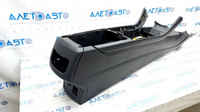 Central console Ford Fusion mk5 17-20 black, under air duct, without air duct, scratches