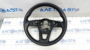 Bare steering wheel Audi A4 B9 17 - leather, black, scratches