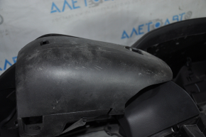 Torpedo front panel without AIRBAG Ford Focus mk3 15-18 rest black, crack in the strip, worn steering wheel pad
