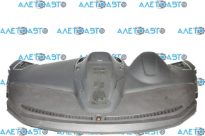 Torpedo front panel with AIRBAG Ford Escape MK3 13-16 prerest, black titanium, broken fastener