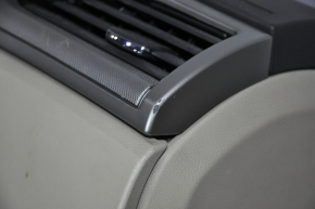 Torpedo front panel with AIRBAG Ford Fusion mk5 13-20 beige, with overlay and glove compartment, worn air duct overlay