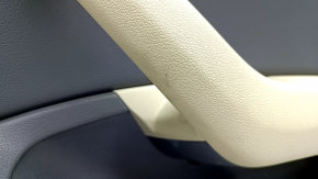 Door trim card rear right Audi A4 B9 17-19 black, beige armrest, aluminum trim, scratches, for cleaning