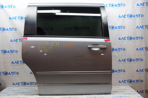 Door assembly rear right Dodge Grand Caravan 11-20 silver PSC, pokes, painted, scratches on molding
