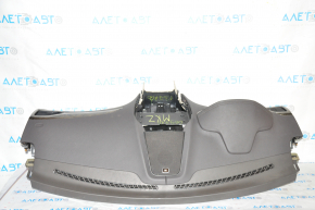 Lincoln MKZ 13-20 front dashboard without airbag, brown, beige inserts, scratches