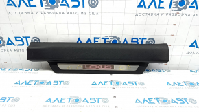 Door sill trim front right Lexus RX350 RX450h 10-15 black with chrome trim, bumps, scratches