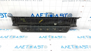 Door sill trim front right Lexus RX350 RX450h 10-15 black with chrome trim, bumps, scratches