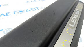 Door sill trim front right Lexus RX350 RX450h 10-15 black with chrome trim, bumps, scratches