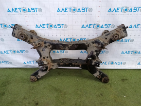 Rear subframe of Infiniti JX35 QX60 13- AWD is rusty, 3 silent parts are torn, 2 silent parts are cracked