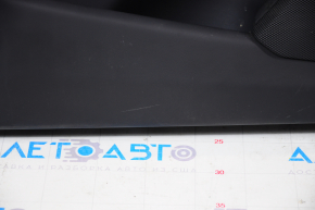 Door trim card front left Tesla Model X 16-21 beige+black, carbon molding, scratches, for dry cleaning