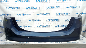 Rear bumper bare Ford Fusion mk5 13-18 for parking sensors blue, cracked, dented