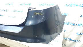 Rear bumper bare Ford Fusion mk5 13-18 for parking sensors blue, cracked, dented