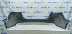 Rear bumper bare Ford Fusion mk5 13-18 for parking sensors blue, cracked, dented