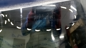 Naked trunk door with glass Lincoln Nautilus 19-23 blue N5, scratches on glass
