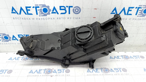 Front right headlight complete Audi A4 B9 17-19 xenon+LED, broken mount, sand