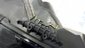 Front right headlight complete Audi A4 B9 17-19 xenon+LED, broken mount, sand