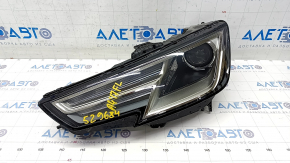 Front left headlight complete Audi A4 B9 17-19 xenon+LED, sand