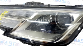 Front left headlight complete Audi A4 B9 17-19 xenon+LED, sand