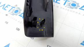 Door sill trim rear left Nissan Leaf 13-17 black, broken fastening