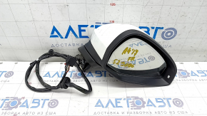 Side mirror right Audi A4 B9 17-19 12 pins, white, turn signal, auto-dimming, for memory