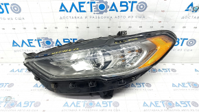 Headlight front left complete Ford Fusion mk5 17-20 halogen, with DRL, sand