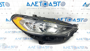 Front right headlight complete Ford Fusion mk5 17-20 halogen, with DRL, sand