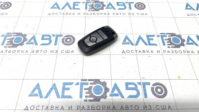 Key smart Ford Fusion mk5 17-20 4 buttons, without autostart, scratches, worn