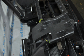 Torpedo front panel without AIRBAG Lincoln MKC 15-19 brown, cracks on the strip
