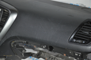 Kia Optima 11-13 front dashboard without airbag, beige side trims, scratches