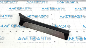 Door sill outer rear left Infiniti FX35 FX45 03-08 black, with chrome trim, scratches