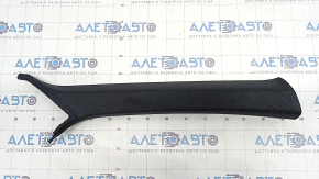 Front pillar trim upper right Audi A4 B9 17- black, scratch