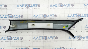 Front pillar trim upper right Audi A4 B9 17- black, scratch