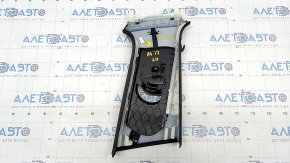 Center pillar trim upper belt left Audi A4 B9 17- black, scratch, poke