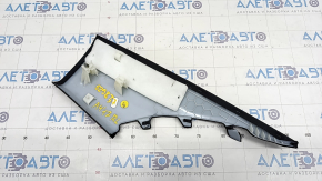 Rear pillar trim left Audi A4 B9 17 - black, worn