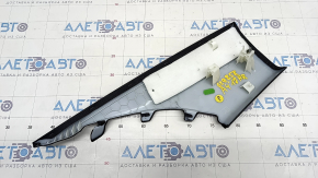 Right rear pillar trim Audi A4 B9 17 - black, worn