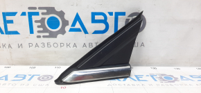 Triangle wing molding left Ford Fusion mk5 13- one chrome, scratched chrome